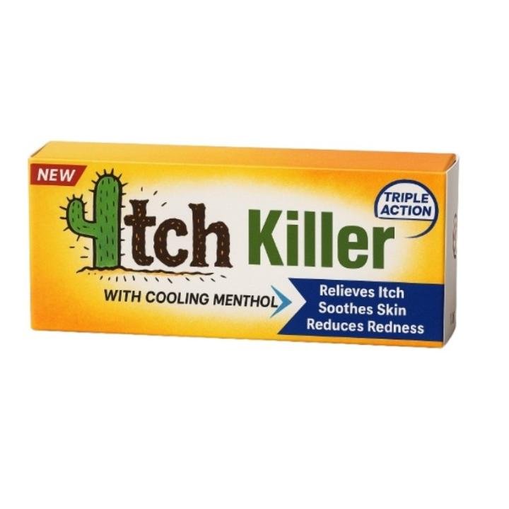 Itch Killer – Triple Action Relief Cream (with Cooling Menthol)